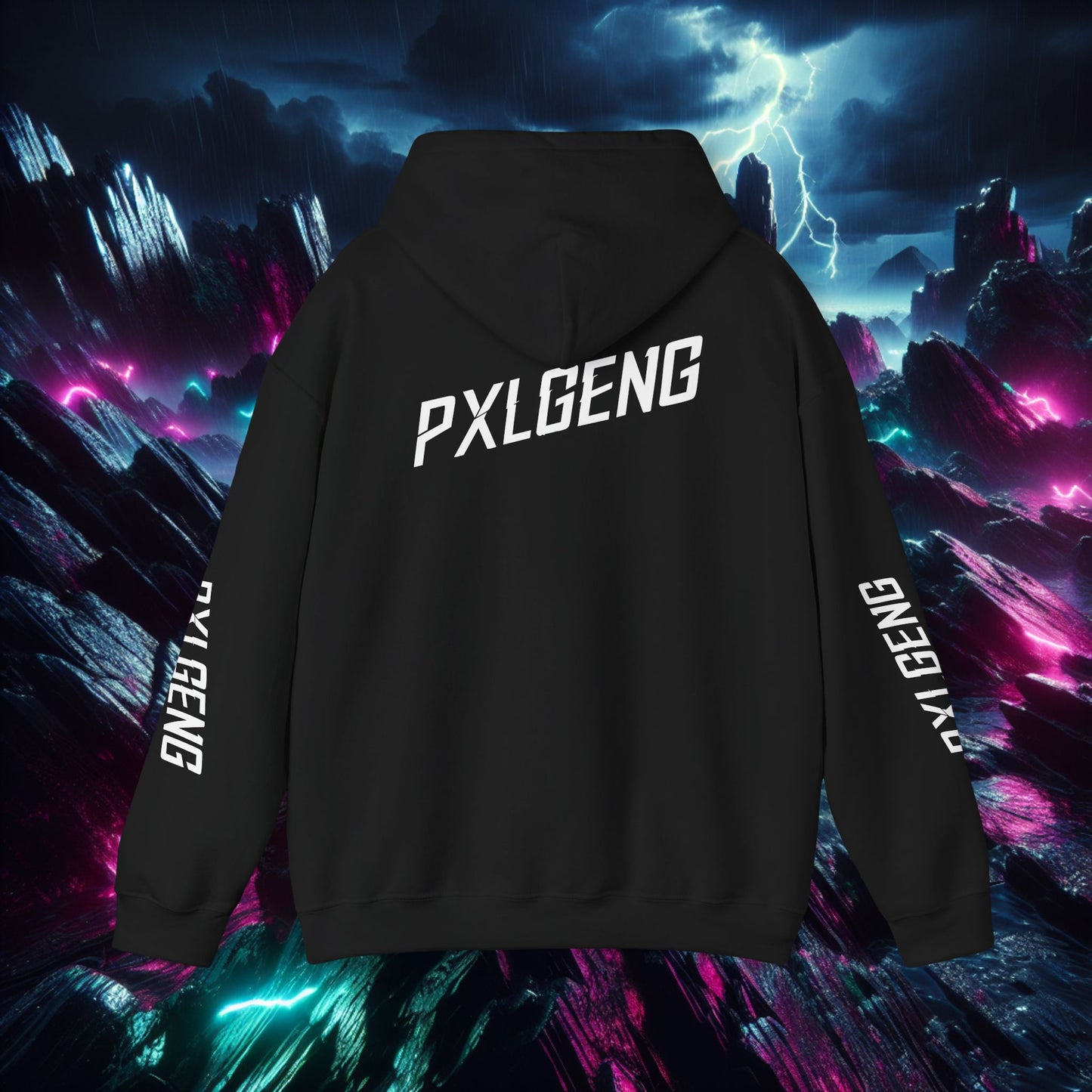 Pika God of Thunder Hoodie - Back Design | Bold and Stylish Gaming Hoodie for Streetwear Enthusiasts