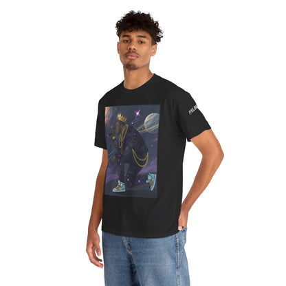 PXLGENG 'Destroyer of Worlds' cosmic graphic tee in black for edgy alternative wear