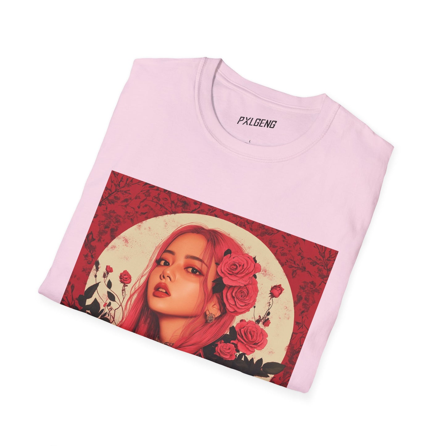 Rosé T-Shirt – Floral Elegance Edition | PXLGENG