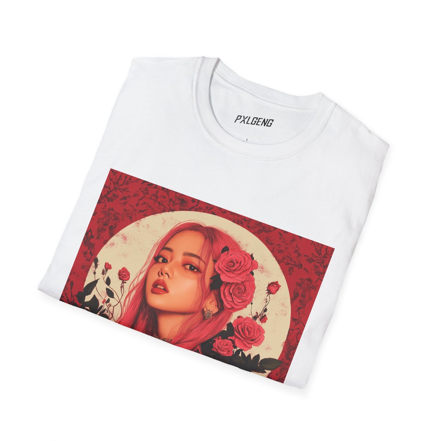 Rosé T-Shirt – Floral Elegance Edition | PXLGENG