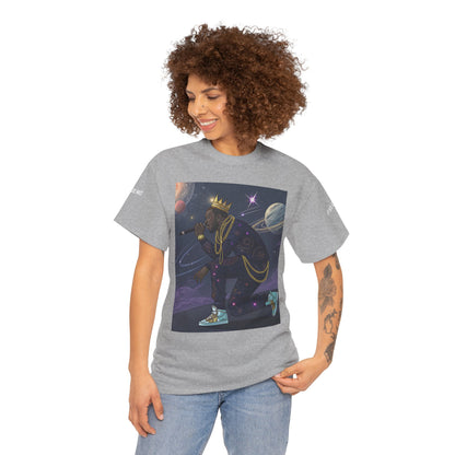 PXLGENG 'Destroyer of Worlds' cosmic graphic tee in black for edgy alternative wear