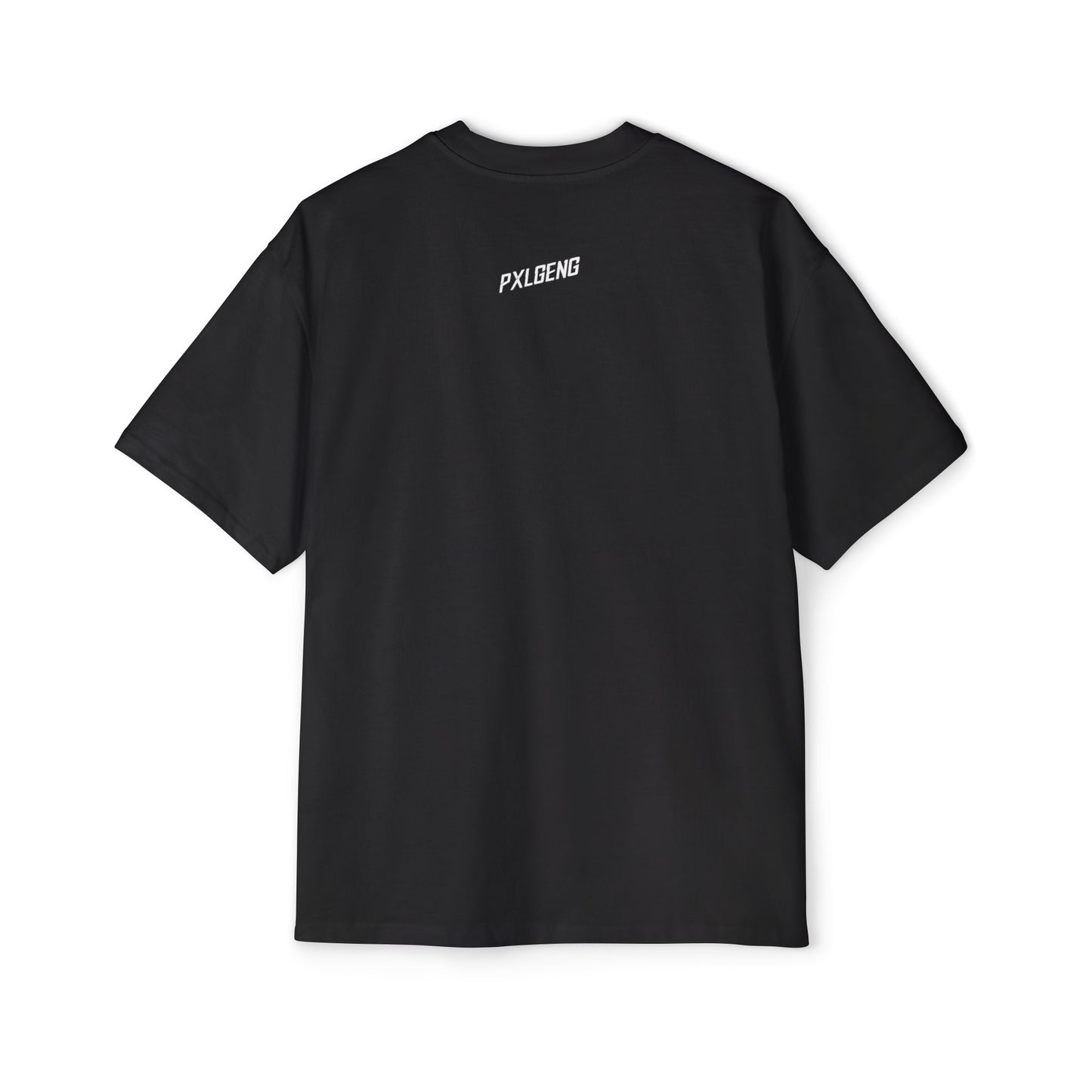 PXLGENG 'Bad Guy Beatdown' heavy oversized cyberpunk t-shirt for bold streetwear lovers