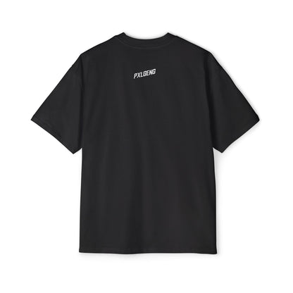 PXLGENG 'Bad Guy Beatdown' heavy oversized cyberpunk t-shirt for bold streetwear lovers