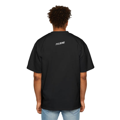 PXLGENG 'Bad Guy Beatdown' heavy oversized cyberpunk t-shirt for bold streetwear lovers